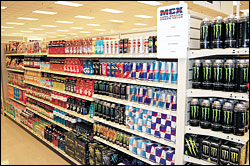 Candy aisle at the Randolph BX at JB San Antonio, Texas